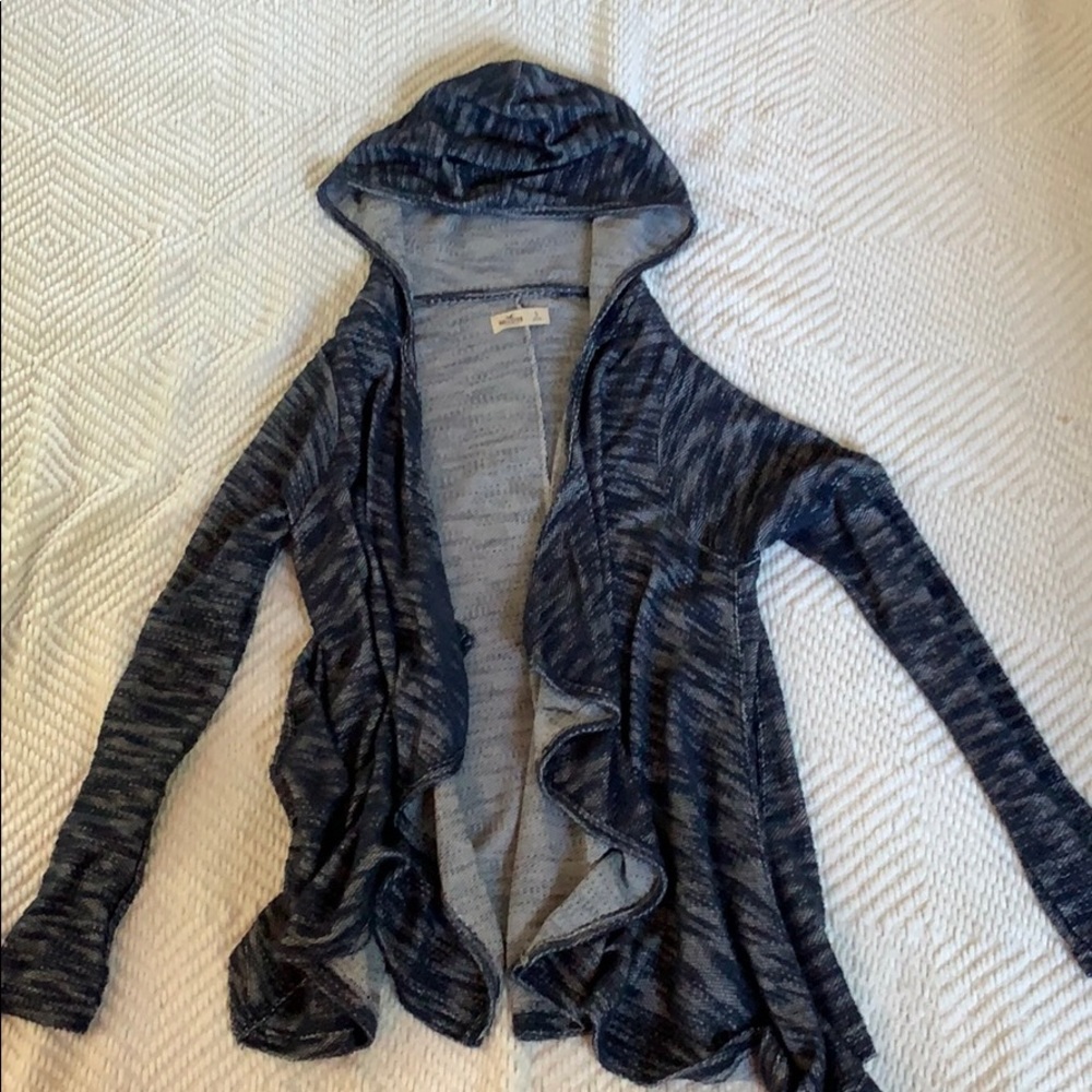 Blue and Gray Cardigan